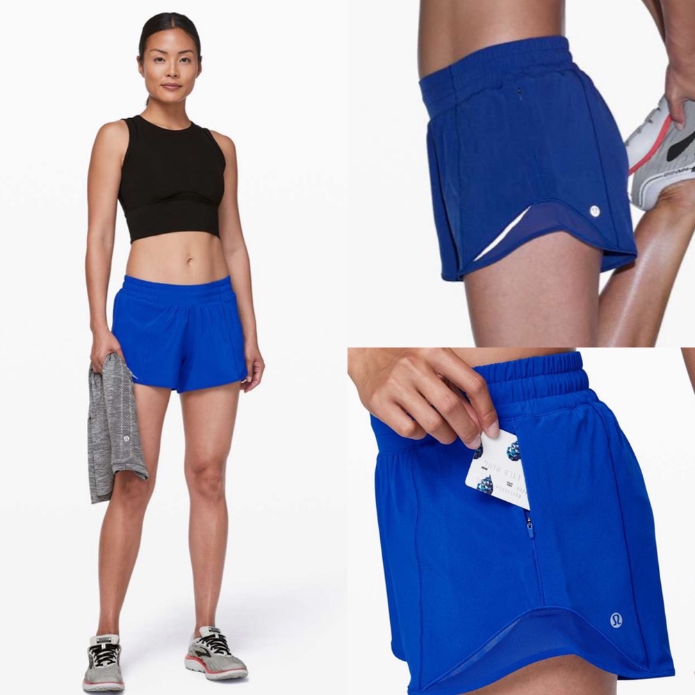 Lululemon Hotty Hot Short II *Long 4"
Jet Stream' EUC